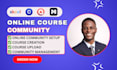 skool community setup kajabi online course setup kajabi landing page design