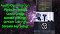 setup and trouble shoot obs PC audio and webcams