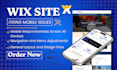 fix wix mobile site and optimize responsiveness