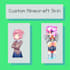make a custom minecraft skin