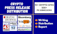 distribute crypto press release blockchain press release crypto backlinks pr