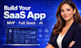 build saas web application, mvp, ai app full stack developer
