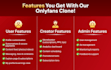 build onlyfans clone app and website with subscription model