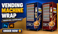 design an awesome, VIP, vending machine and atm machine wrap