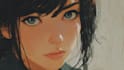 custom semi realistic anime portrait