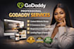 godaddy website design godaddy website redesign develop godaddy website design