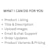 do product listings on shopify shopee and amazon store