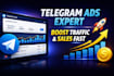 help you with telegram ads
