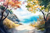 draw a watercolor illustration