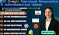 fix gmc product feed errors fix google merchant misresentation suspension errors