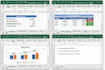 create a professional excel financial model, dashboard