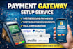 integrate stripe, paystack or flutterwave payment gateway on your website