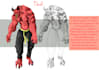 design a professional character model sheet