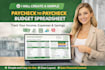 create a simple paycheck to paycheck budget spreadsheet