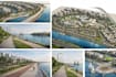 develop 3d landscape master plan, waterfront housing, residential cluster render