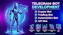 build telegram crypto bot automation web bot ai integration group management bot