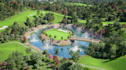 refit3d ue5 golf simulator,water hazards,game design,driving range,cgi landscape