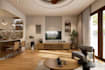 restyle modern house interior, open plan layout,living makeover, basement render
