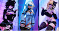 create custom vr character vrchat avatar 3d nsfw model or 3d vtuber retexture