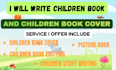 write children book and children book cover