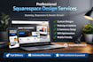 design squarespace website landing page redesign website development custom code