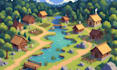 create pixel tile set and tile map for your top down rpg game