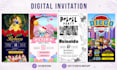 design personalized digital childrens invitations