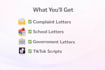 write a professional letter for any situation