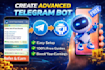 create a smart telegram bot to grow your channel