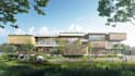 remodel 3d elementary school design,educational hub,urban centre,building facade