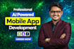 develop ai mobile app, saas, productivity app in flutterflow, react native