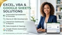 do microsoft excel spreadsheet, excel vba, macros, dashboard, google sheet