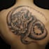 create sleeve tattoo design in geometric style