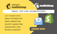 setup mailchimp segmentation with abandoned cart recovery and email flows
