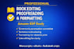 do amazon KDP book editing, proofreading and formatting