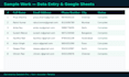 do accurate data entry, PDF to excel and web research
