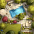design frontyard, backyard, pool, patio as a landscape architect