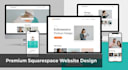 design squarespace website, squarespace, ecommerce website template bio site