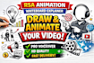 draw and animate rsa,whiteboard explain storytelling for finance faceless video