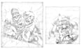 create grayscale line art illustration