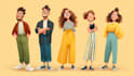 draw a cute and funny cartoon illustration