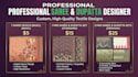design professional digital sarees and dupattas