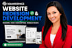 do squarespace website development or redesign website as squarespace expert
