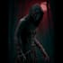 create a horror metal cover illustration with manual drawing