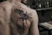 custom an abstract black tattoo design