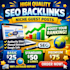 build high quality SEO backlinks guest posts