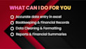 manage your bookkeeping and financial data in excel