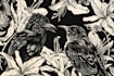 illustrate animal or botanical linocut based on your request