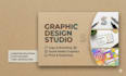 create professional graphic design business card