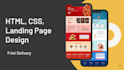 html css website responsive web landing page  customize page